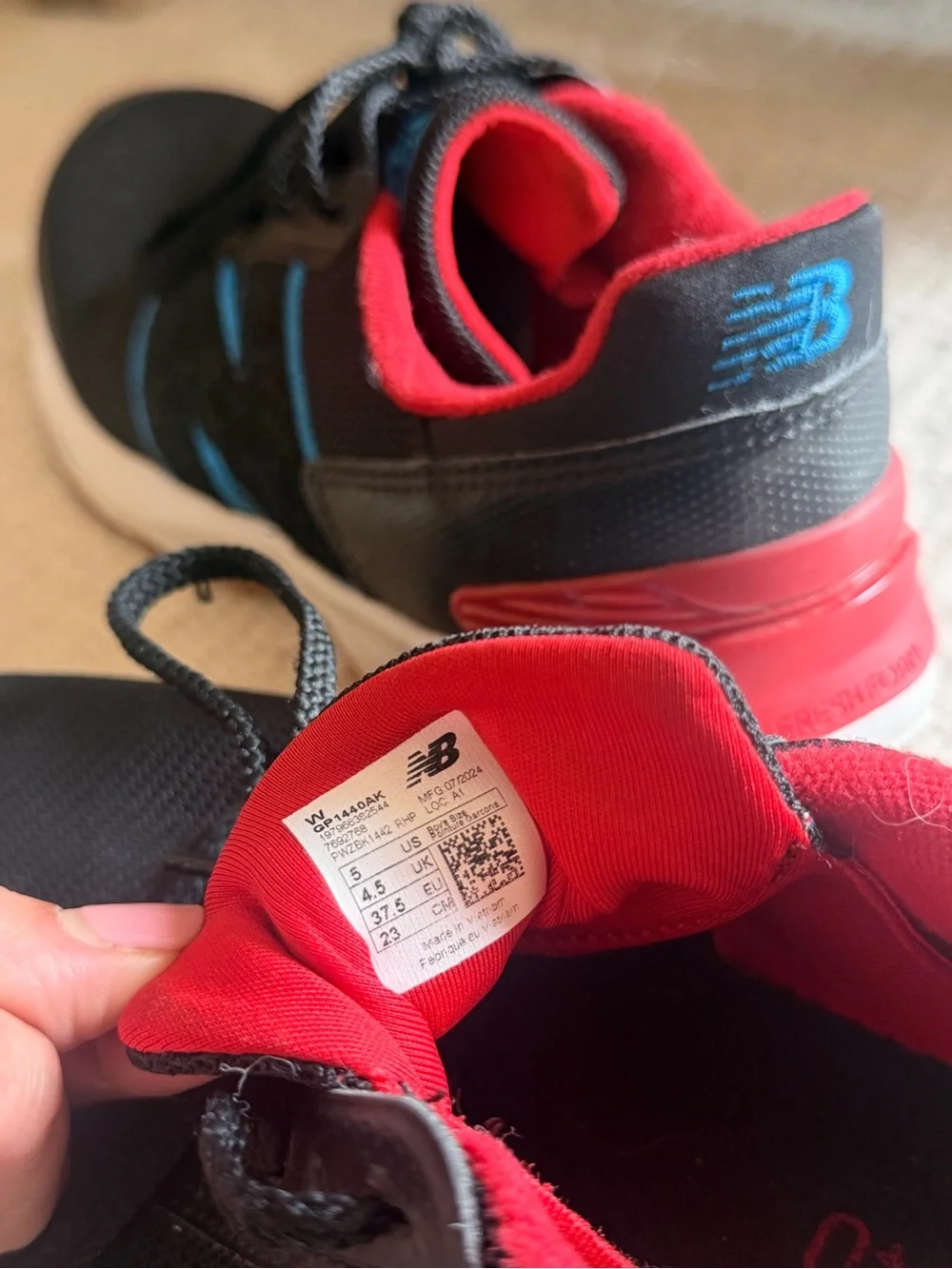 New Balance Kids size 5